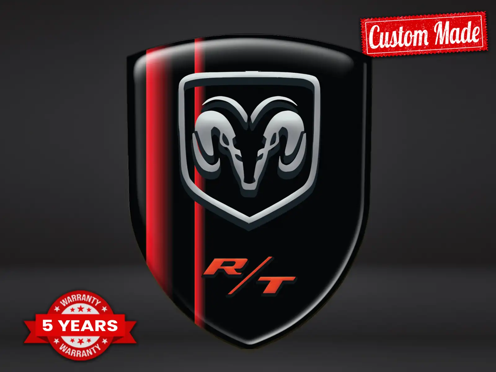 Dodge Fensteraufkleber Stilvoll Premium Professionell